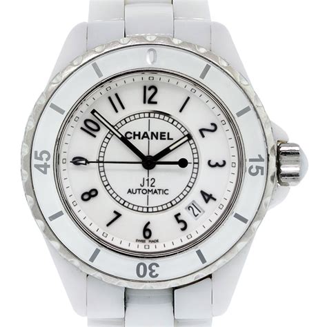 chanel j12 watch white|Chanel j12 white watch price.